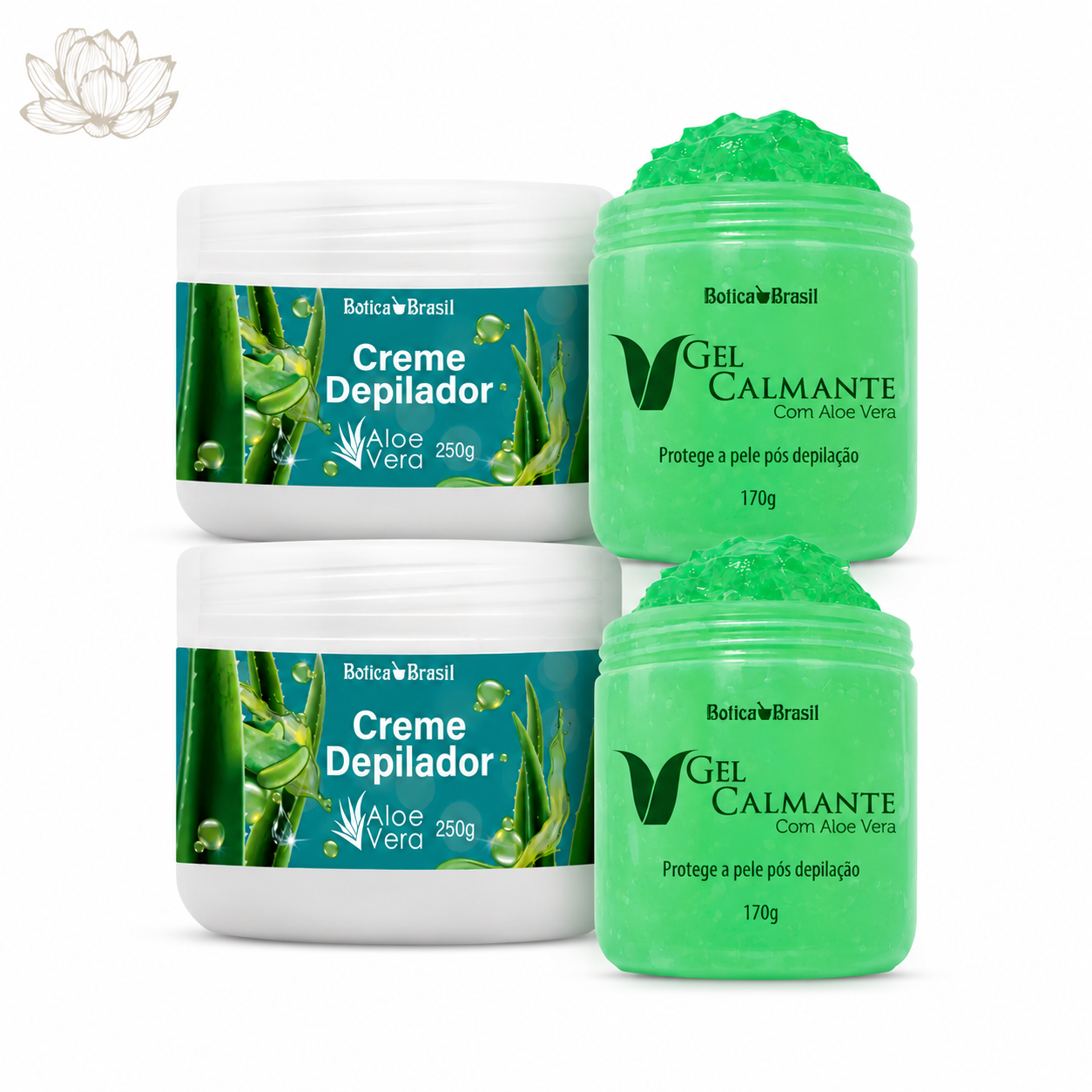 Kit Família Aloe Vera